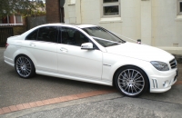 Mercedes C63 AMG Wedding Car Hire Sydney I Do Wedding Cars Sydney